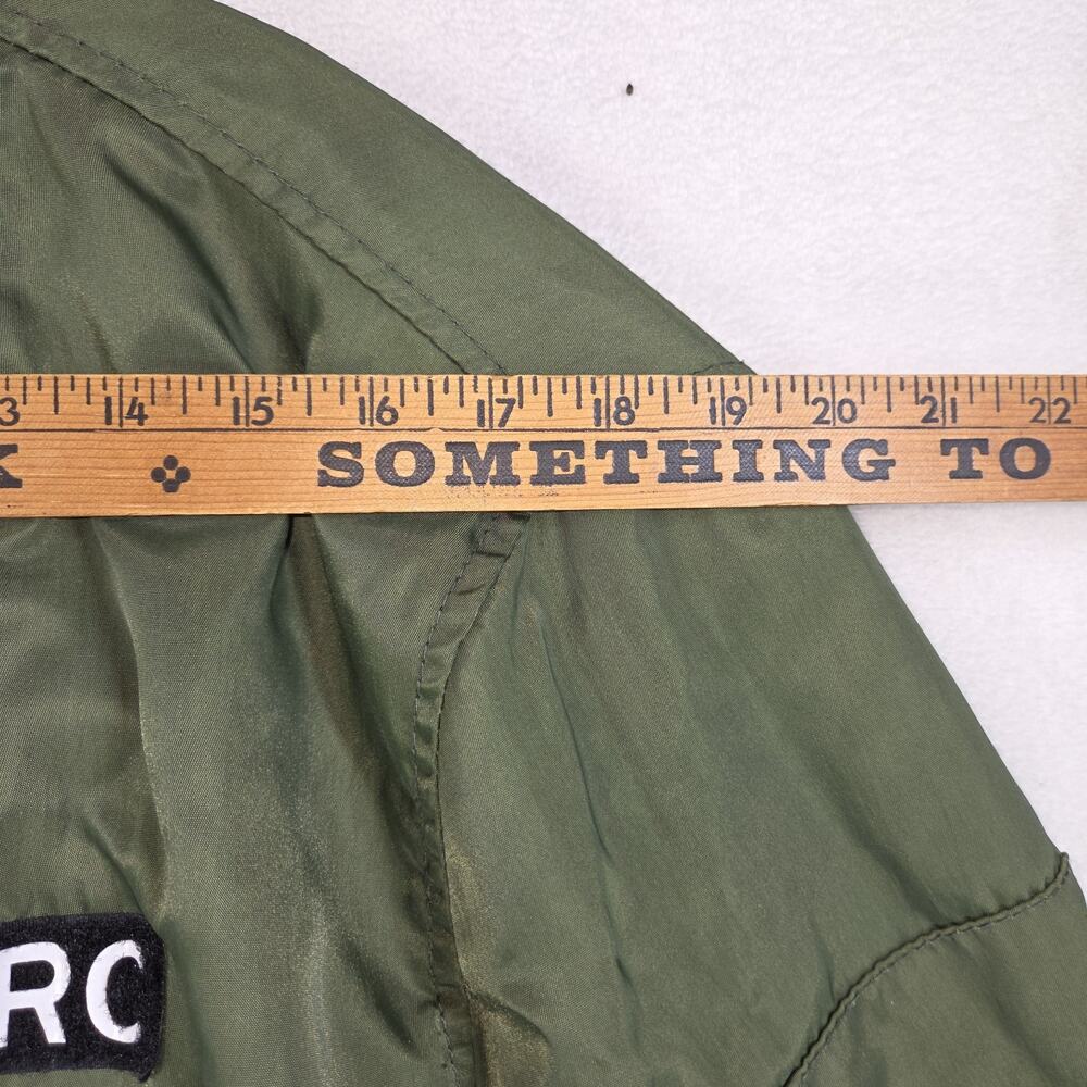 M+RC NOIR MA-1 Bomber Jacket Flight Jacket Large Green Cold Gorpcore Designer - Picture 7 of 10